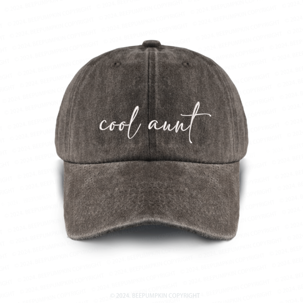 Cool Aunt Embroidered Baseball Cap