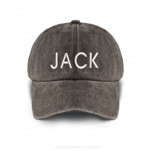 Image of Personalized Vintage Washed Adult Embroidered Baseball Cap