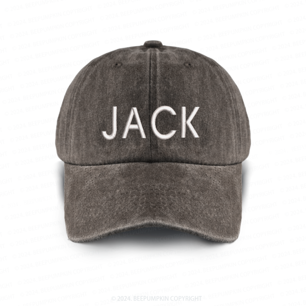 Image of Personalized Vintage Washed Adult Embroidered Baseball Cap