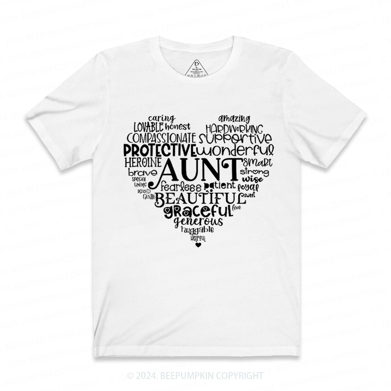 Aunt Heart Best Auntie T-Shirts 