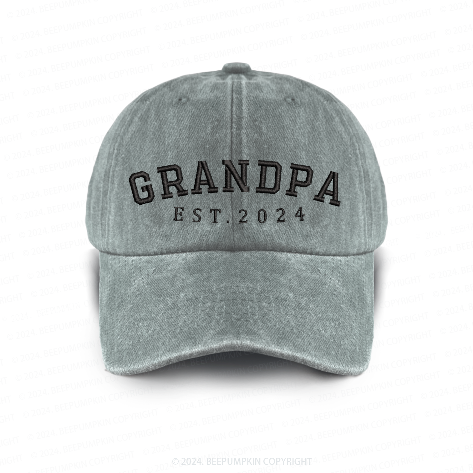 Personalized Date Embroidered Vintage Aldult Baseball Hat