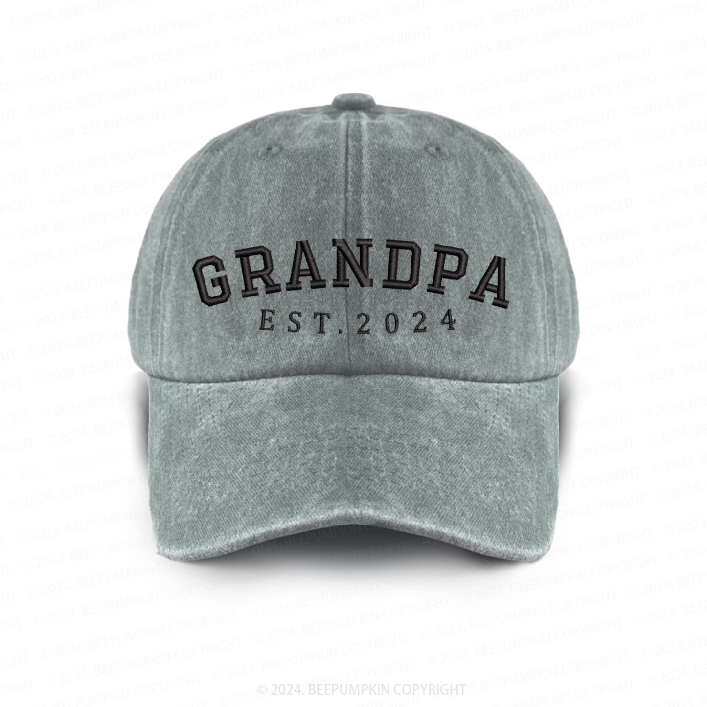 Personalized Date Embroidered Vintage Aldult Baseball Hat