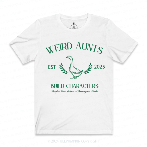 Personalized Vintage Silly Goose Weird Aunt T-Shirts 
