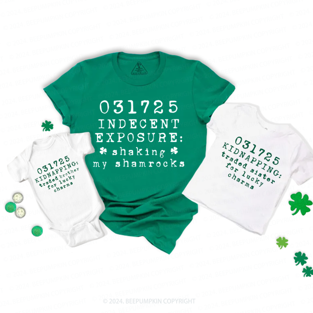 Mugshot St.patricks Group Family Matching T-Shirts Beepumpkin