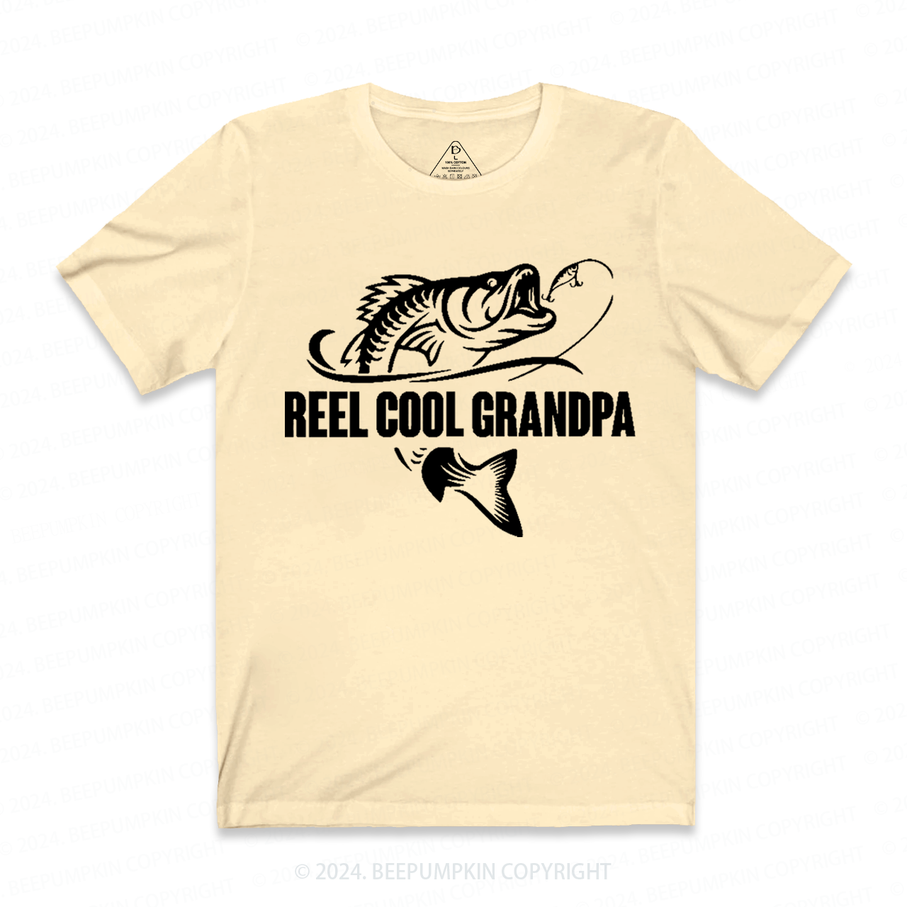 Reel Cool Grandpa Fishing T-shirt