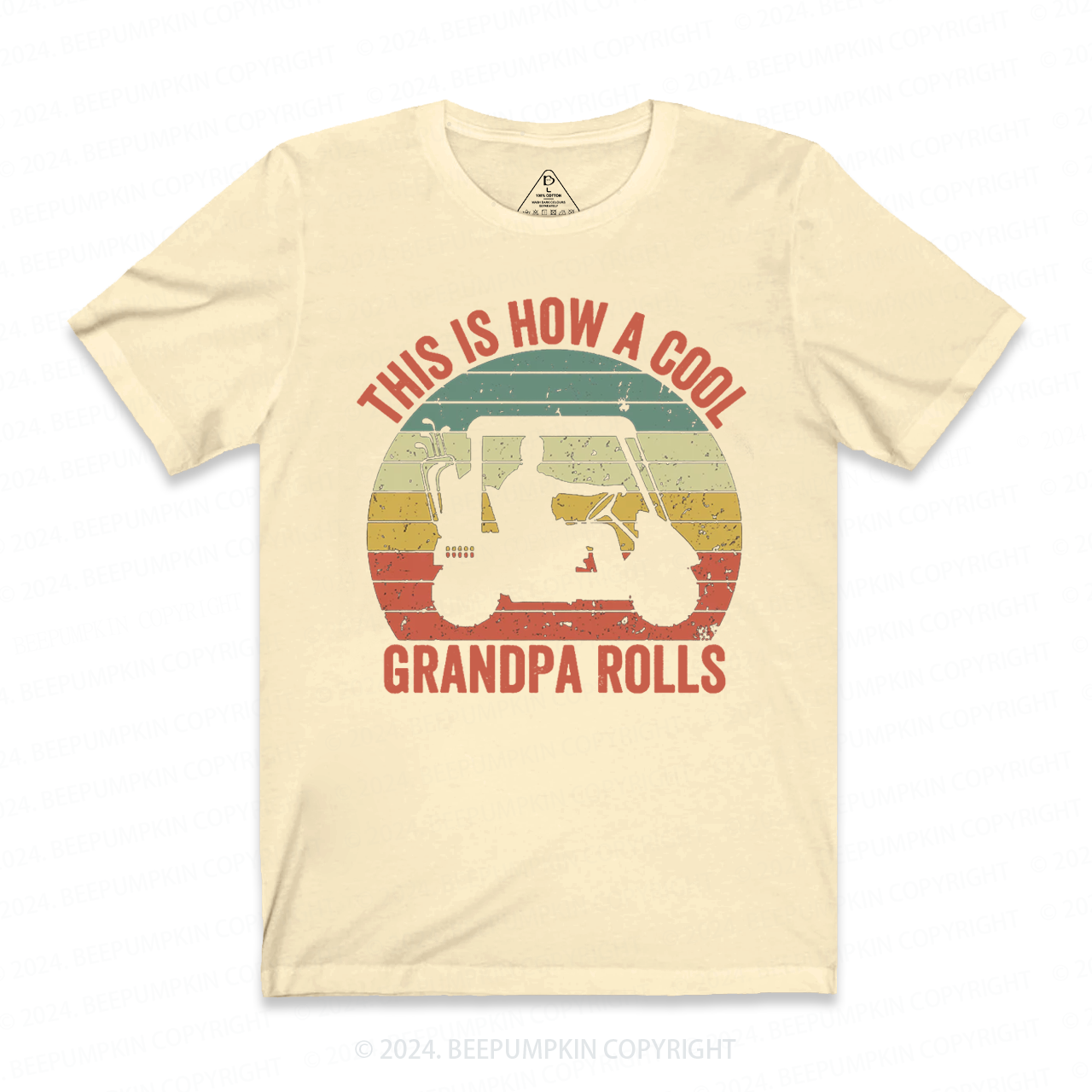 This Is How A Cool Grandpa Rolls T-shirt