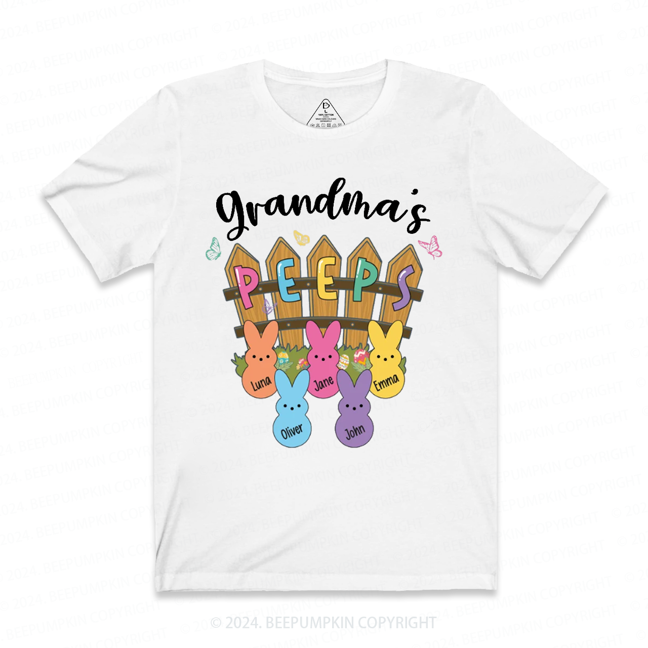 Personalized Granma's Peeps T-Shirts
