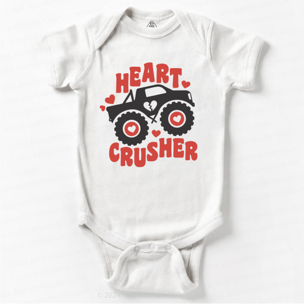 Heart Crusher Valentine's Day Bodysuit For Baby