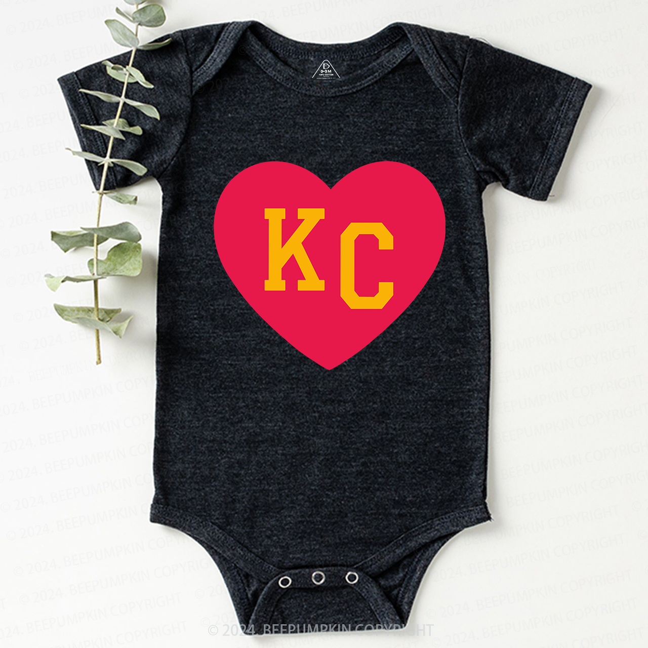 Color Love KC Football Bodysuit Beepumpkin