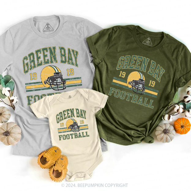 Vintage Football 19 Family Matching Tees Beepumpkin
