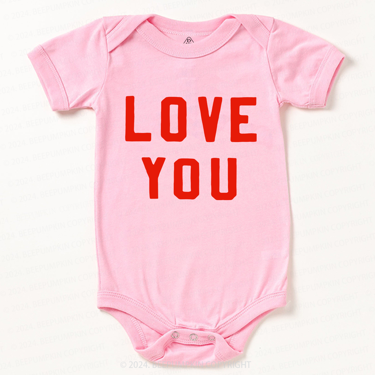 Love You Valentine Bodysuit For Baby