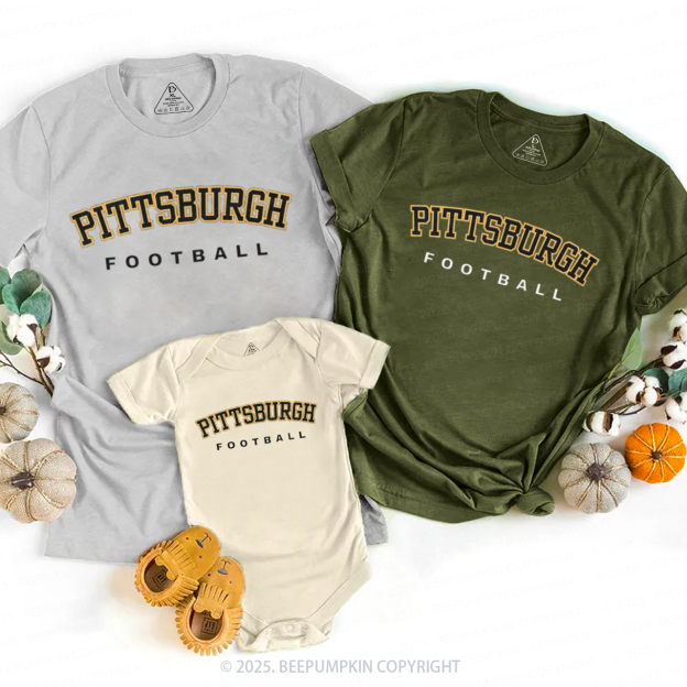 Football Game Day Family Matching Tees Beepumpkin