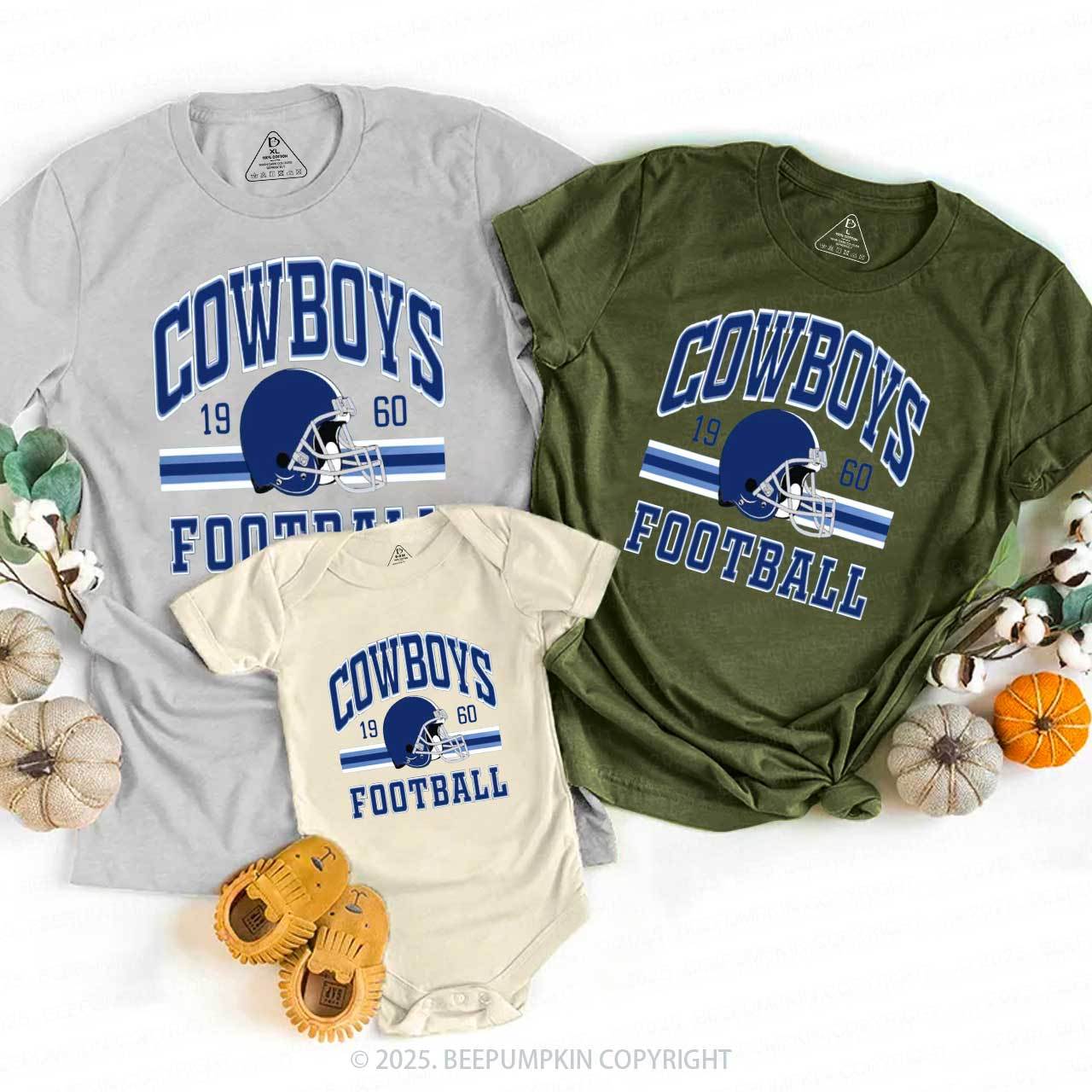 Football Lover 1960 Family Matching Tees Beepumpkin