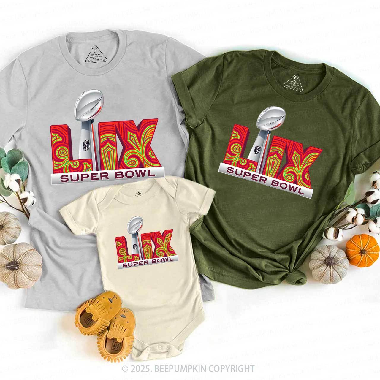 Football Fan Game Day Family Matching Tees Beepumpkin