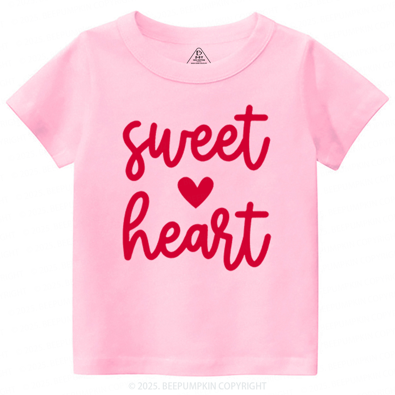 Sweatheart Valentines Day Toddler&Kids Tees Beepumpkin