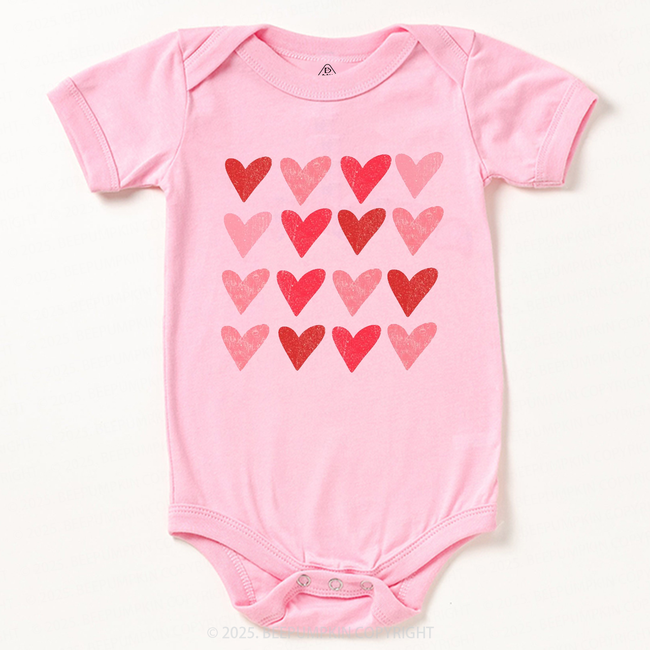Heart Valentine's Day Bodysuit Beepumpkin