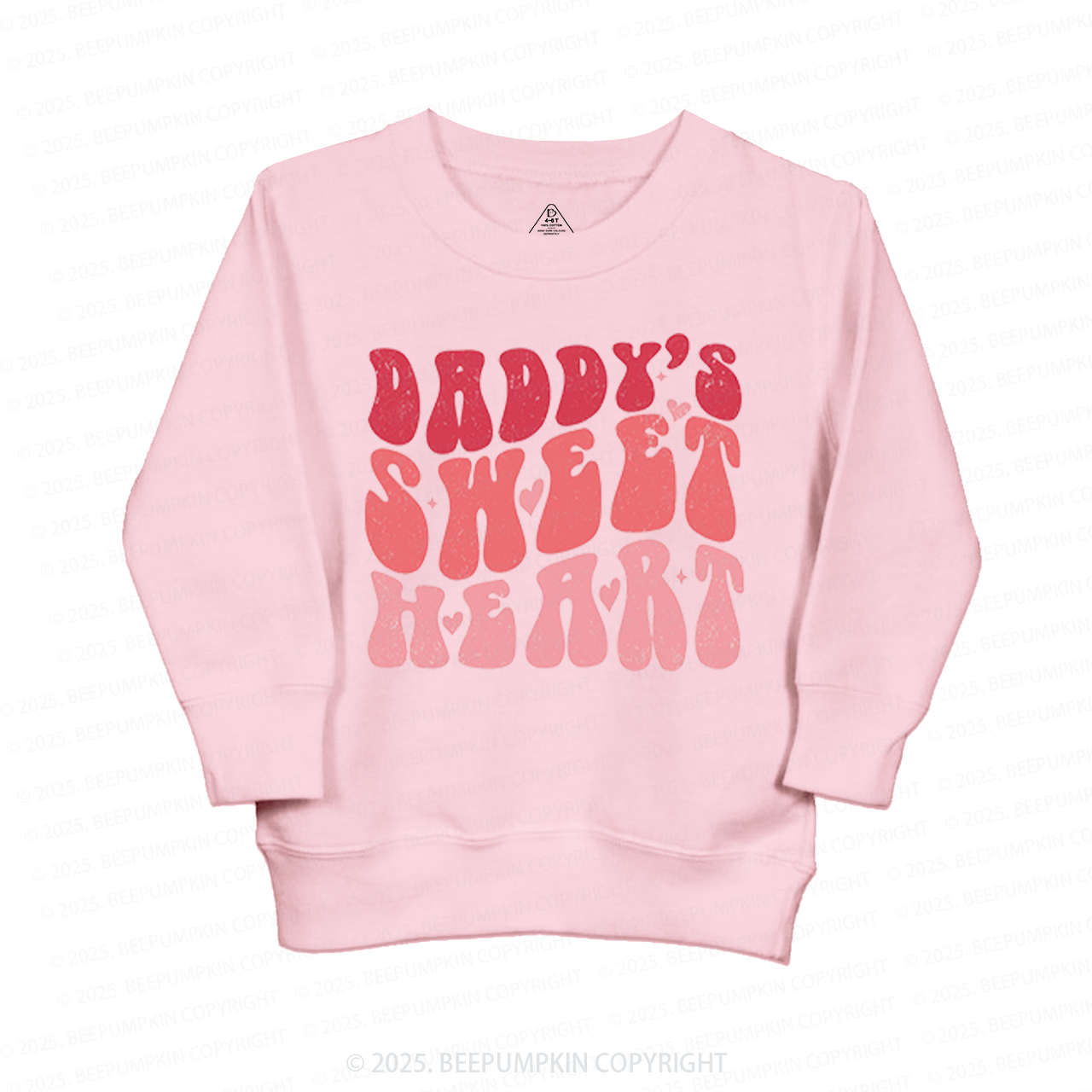 Daddy's Sweet Heart Valentine's Day Kid's Sweatshirt