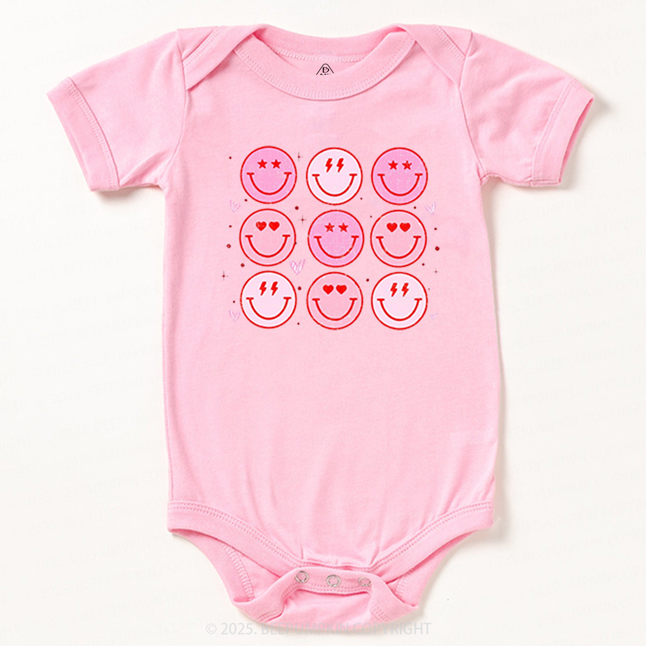 Groovy Heart Valentine's Day Bodysuit Beepumpkin