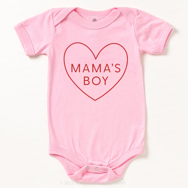 Mama's Boy Valentine's Day Bodysuit Beepumpkin