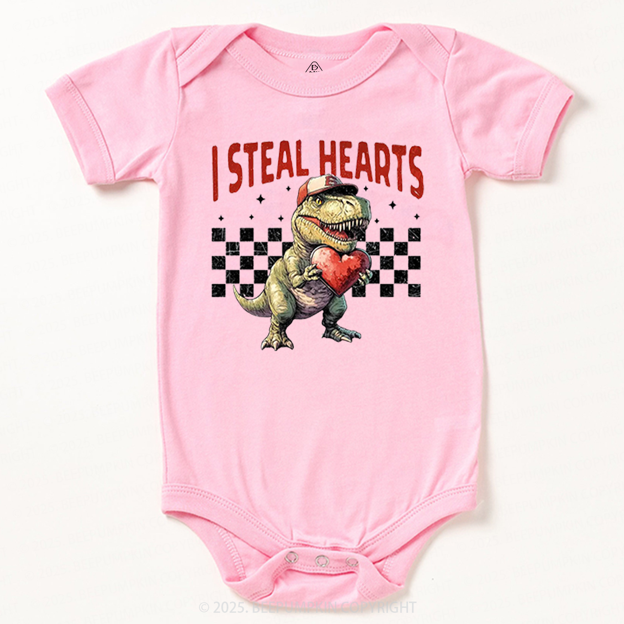 I Steal Hearts Valentine's Day Bodysuit Beepumpkin