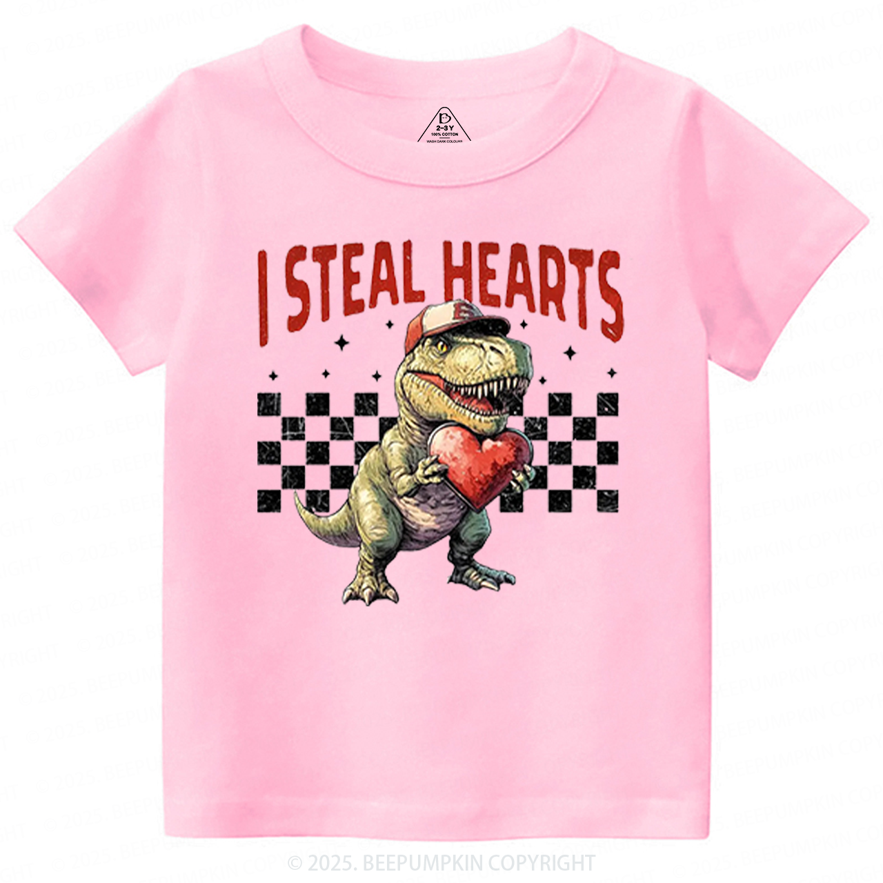 I Steal Hearts Valentine's Day Toddler&Kid's Tees Beepumpkin