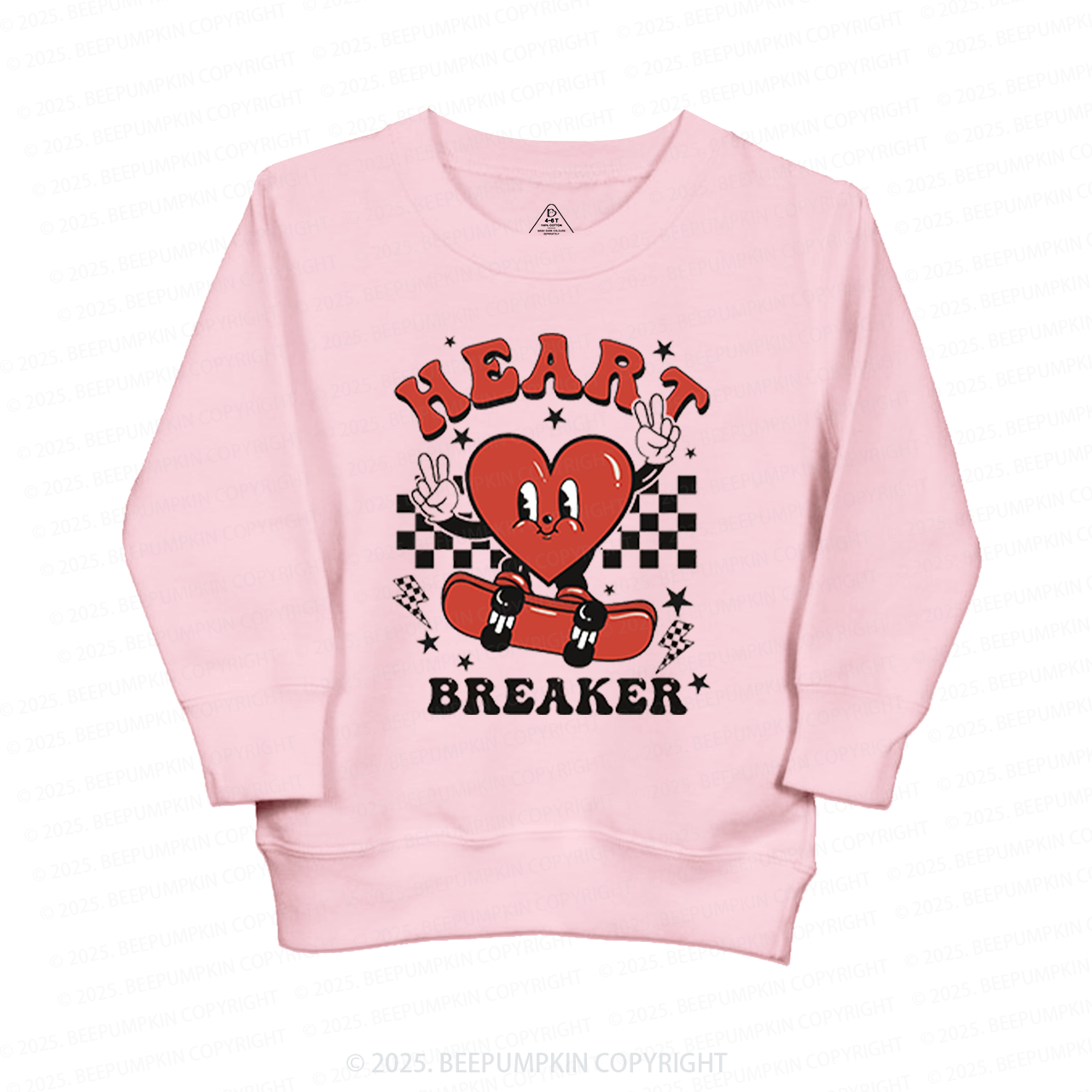 Heart Breaker Valentine's Day Kid's Sweatshirt 2