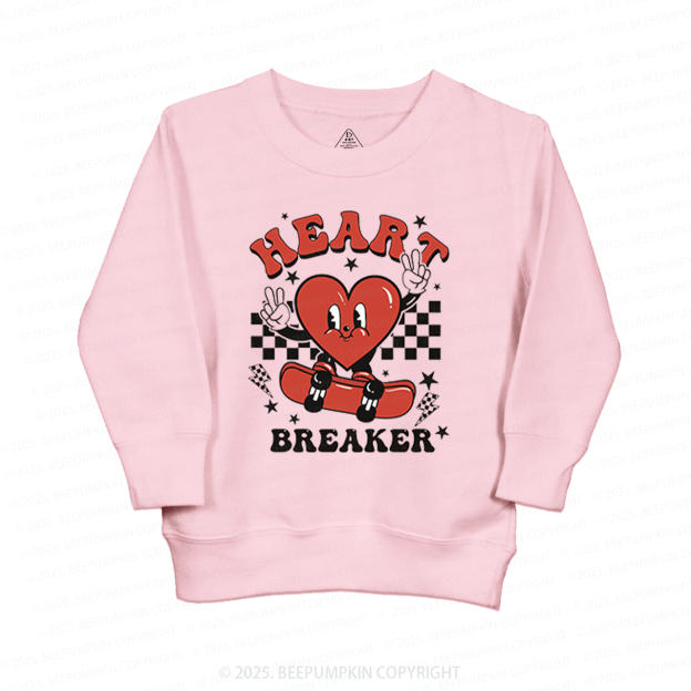 Heart Breaker Valentine's Day Kid's Sweatshirt 2
