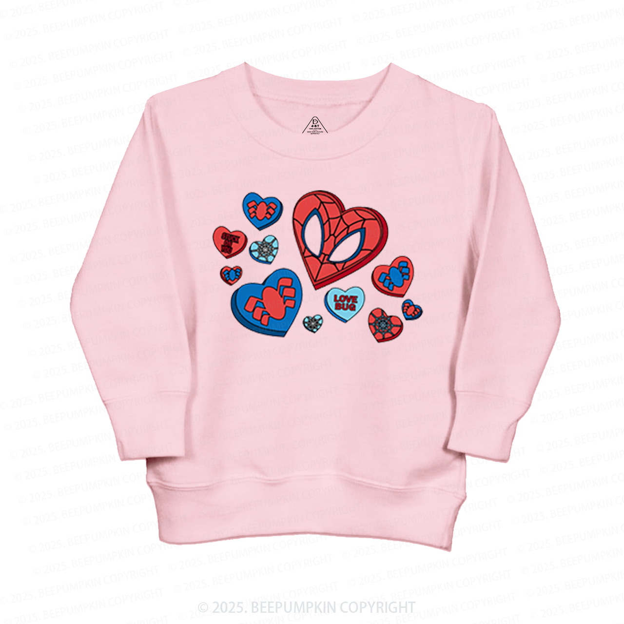 Superhero Valentine's Day Kid's Sweatshirt