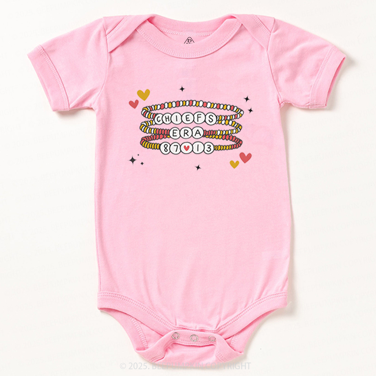 Cute Friendship Bracelets Football Bodysuit Beepumpkin 