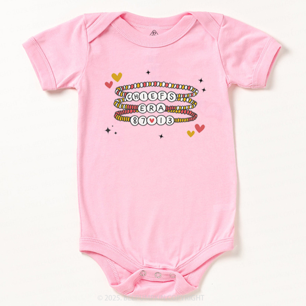 Cute Friendship Bracelets Football Bodysuit Beepumpkin 