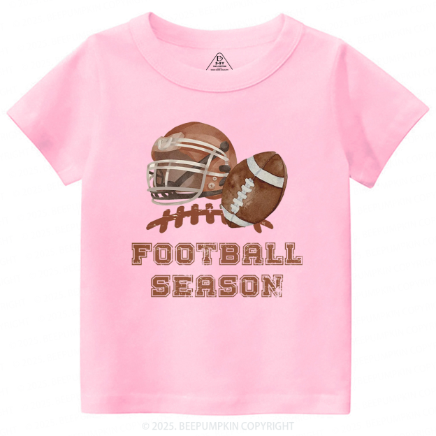 Football Season Toddler&Kid's Tees Beepumpkin