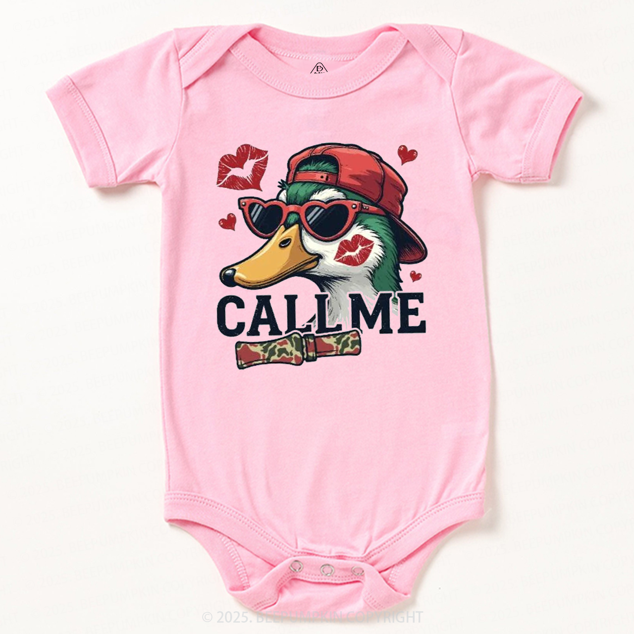 Duck Hunting Valentine's Day Bodysuit Beepumpkin