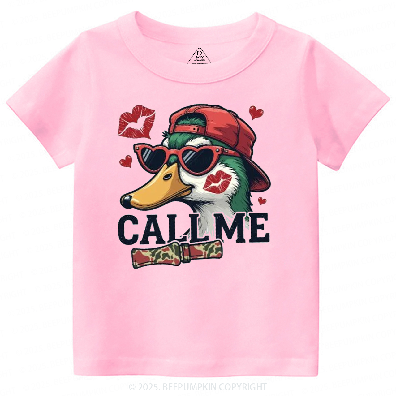 Duck Hunting Valentine's Day Toddler&Kid's Tees Beepumpkin