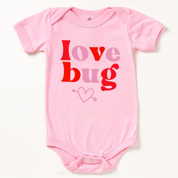 Love Bug Valentine's Day Bodysuit Beepumpkin 2