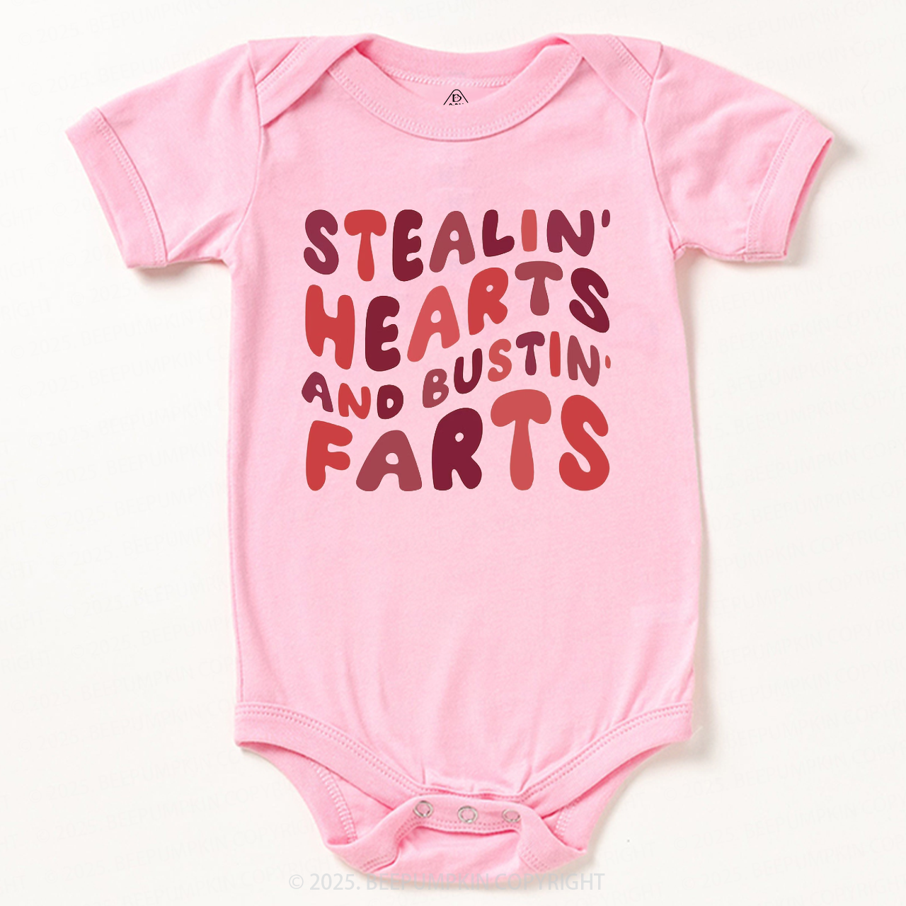 Stealin Hearts And Bustin Farts Valentine's Day Bodysuit Beepumpkin