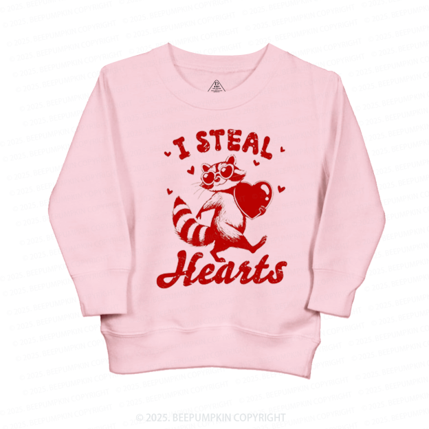 I Steal Hearts Valentine's Day Kid's Sweatshirt