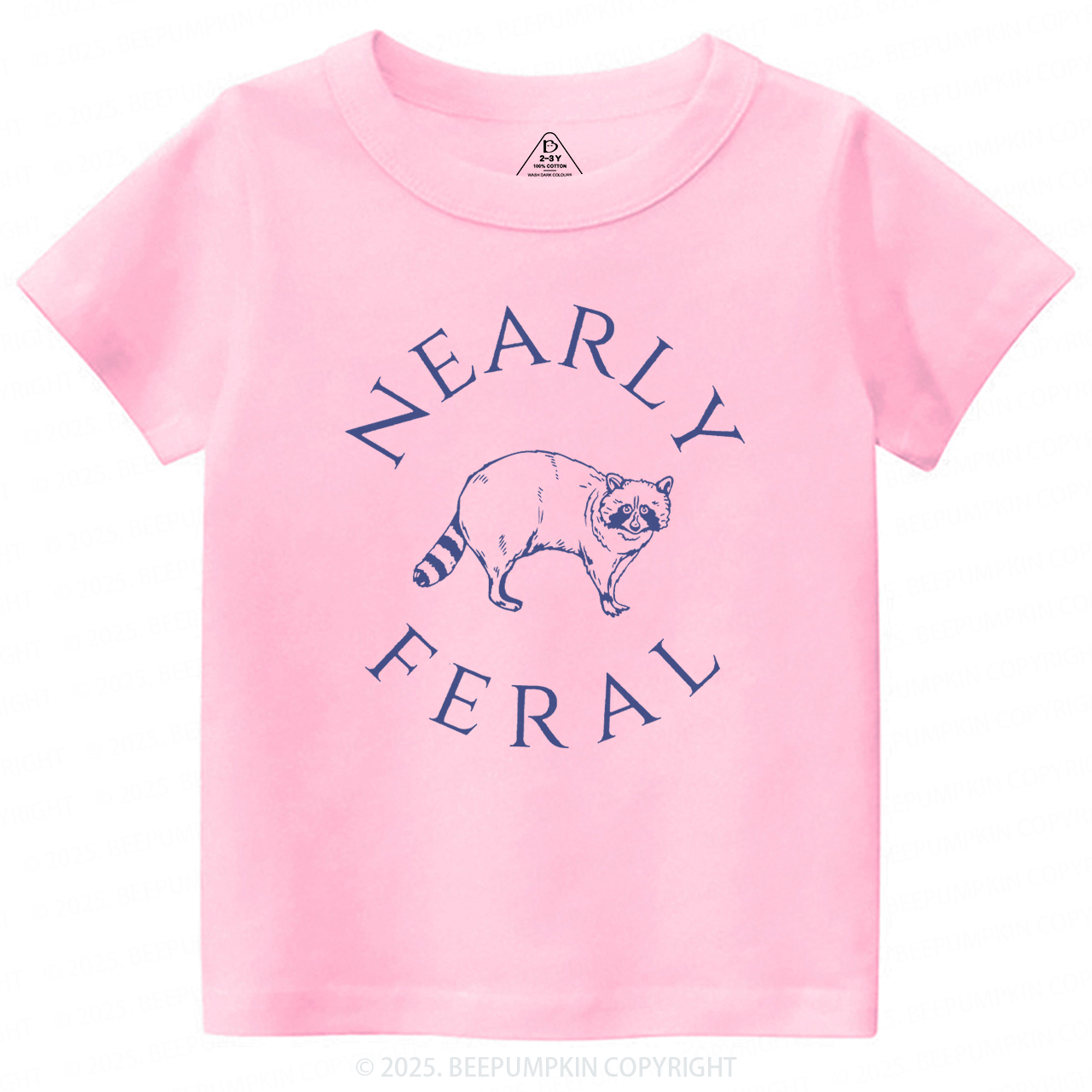 Nearly feral Toddler&Kid's Tees Beepumpkin