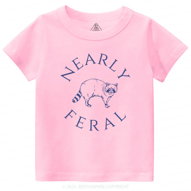 Nearly feral Toddler&Kid's Tees Beepumpkin