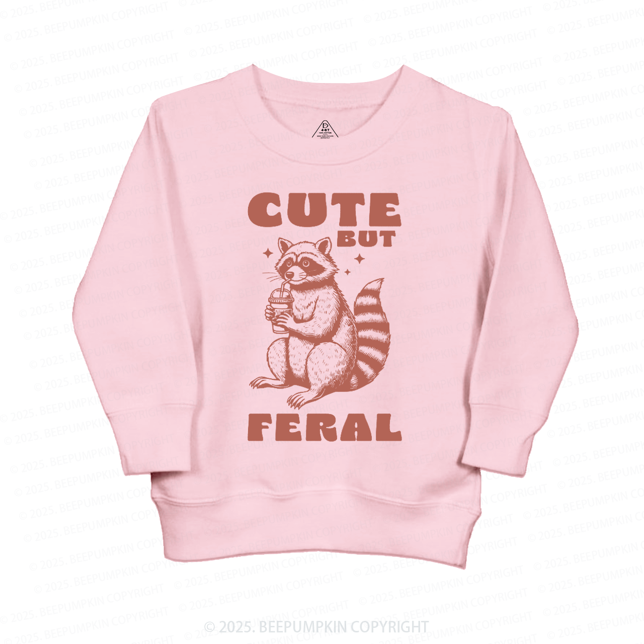 Cute But Feral Kid's Sweatshirt