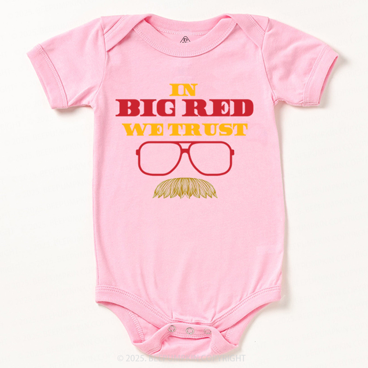 In Big Red We Trust Bodysuit Beepumpkin