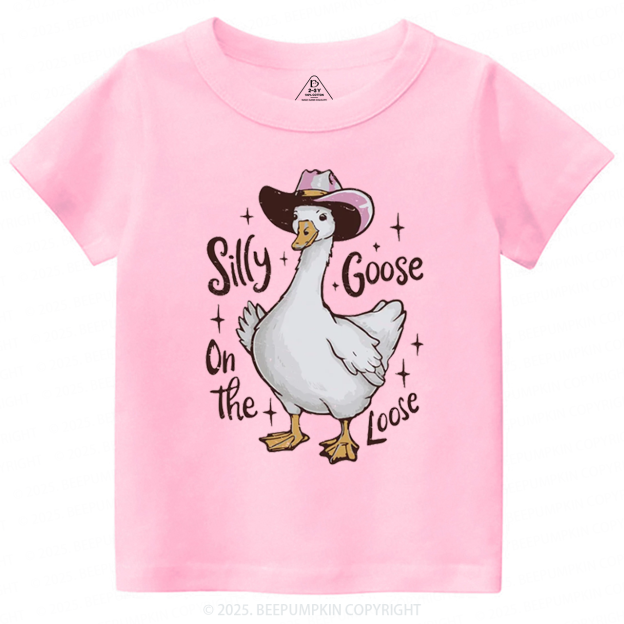 Silly Goose On The Loose Toddler&Kid's Tees Beepumpkin