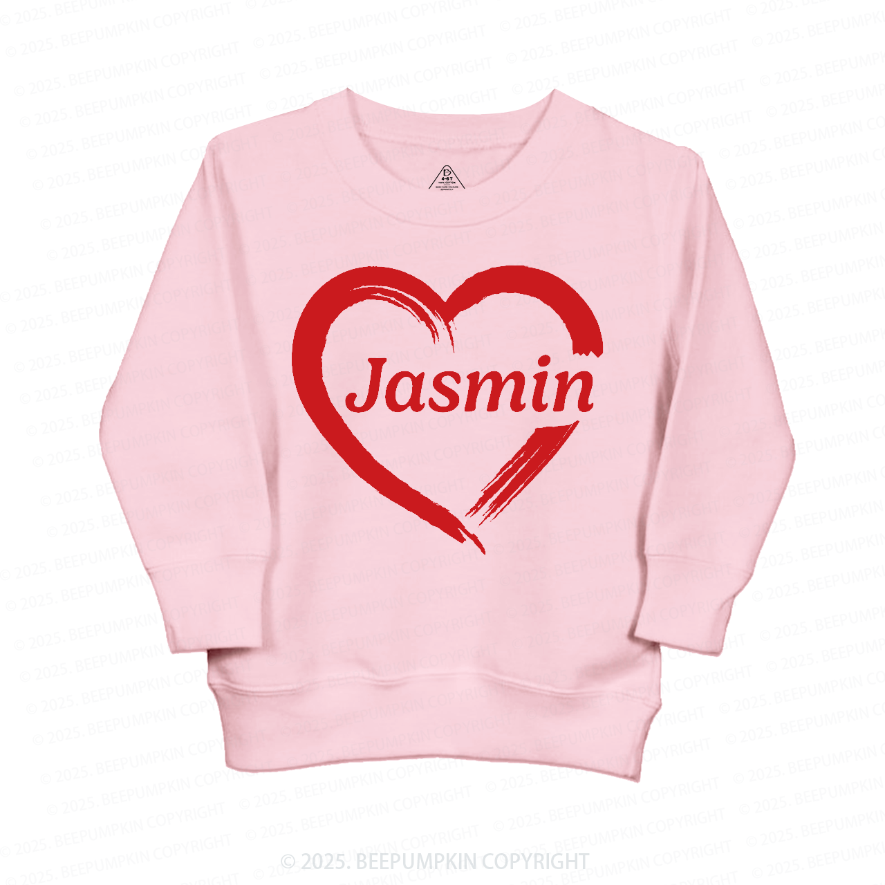 Personalized Name Valentine's Day Kid's Sweatshirt