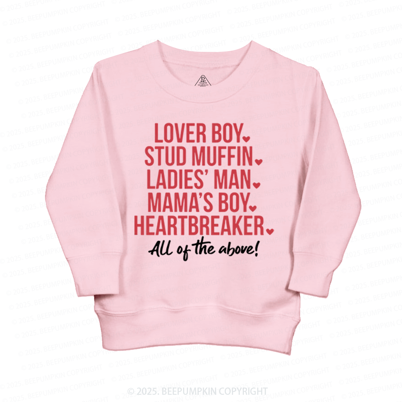 Boys Valentine's Day Kid's Sweatshirt