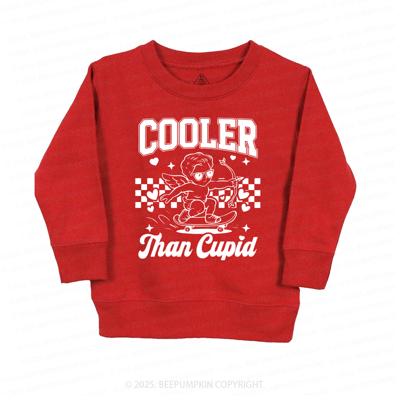 Cooler Than Cupid Kid's Sweatshirt