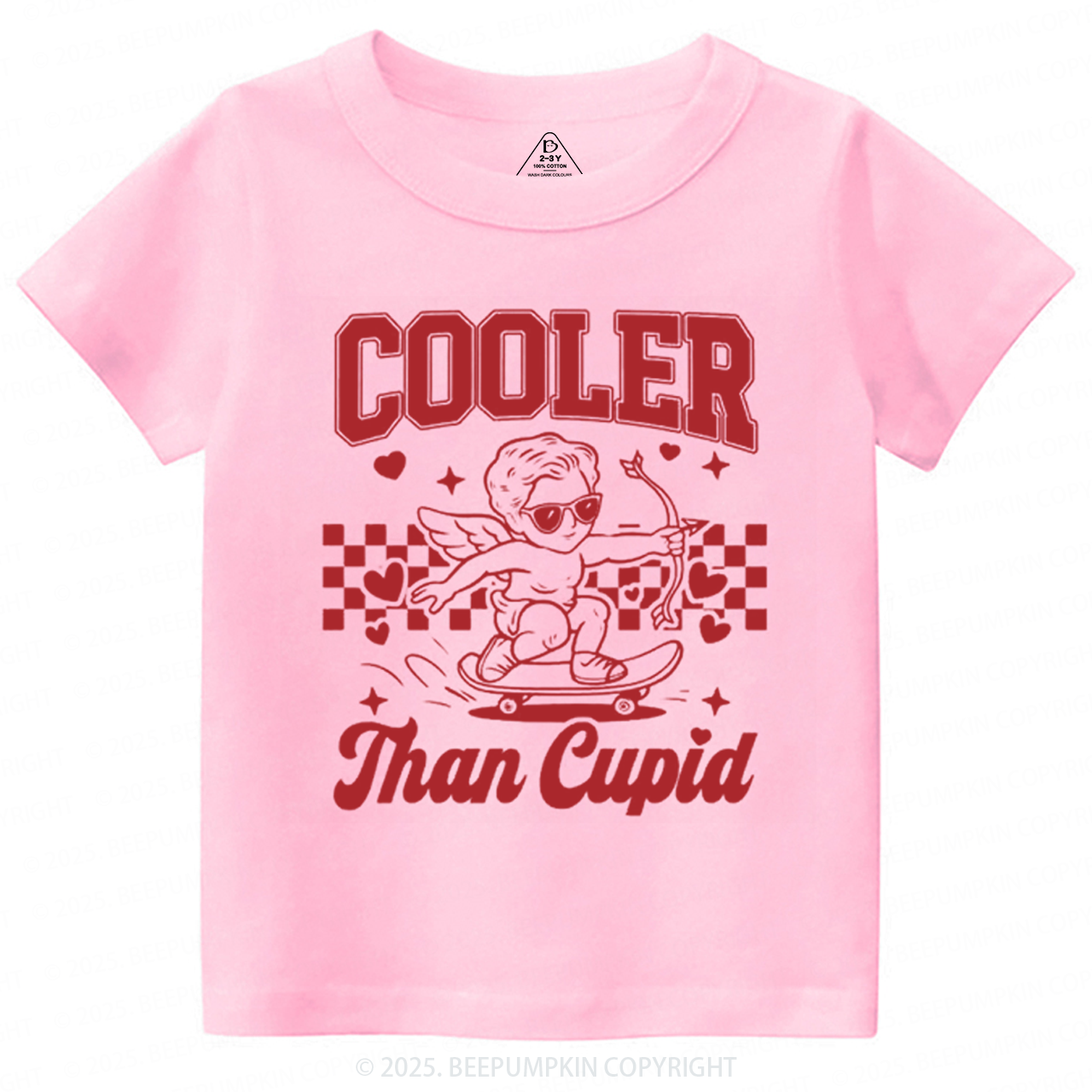 Cooler Than Cupid Toddler&Kid's Tees Beepumpkin