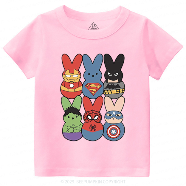Heroes Easter Day Toddler&Kid's Tees Beepumpkin