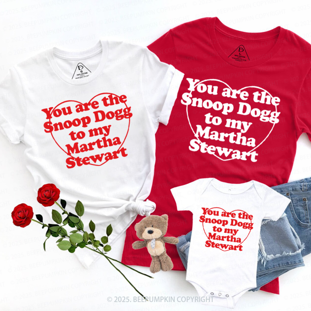 You Are The Cute Dogg To My Valentine's Day Family Shirt