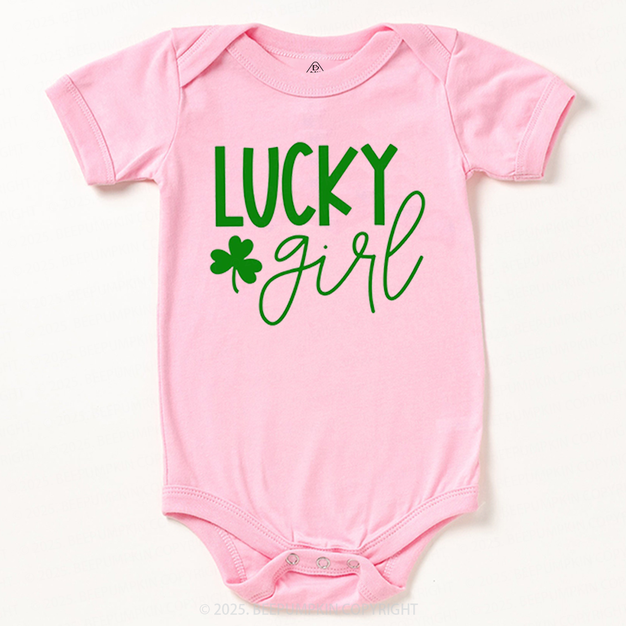 Personalized Lucky Boy And Girl St.Patricks Day Bodysuit Beepumpkin