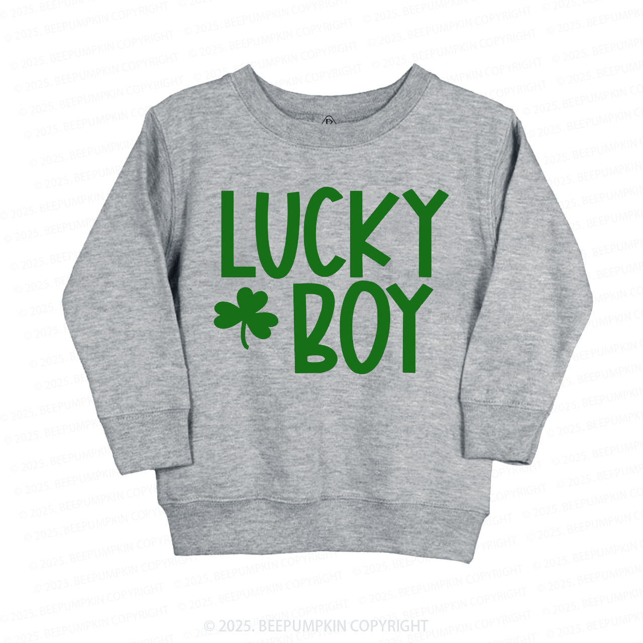 Personalized Lucky Boy And Girl St.Patricks Day Kid's Sweatshirt