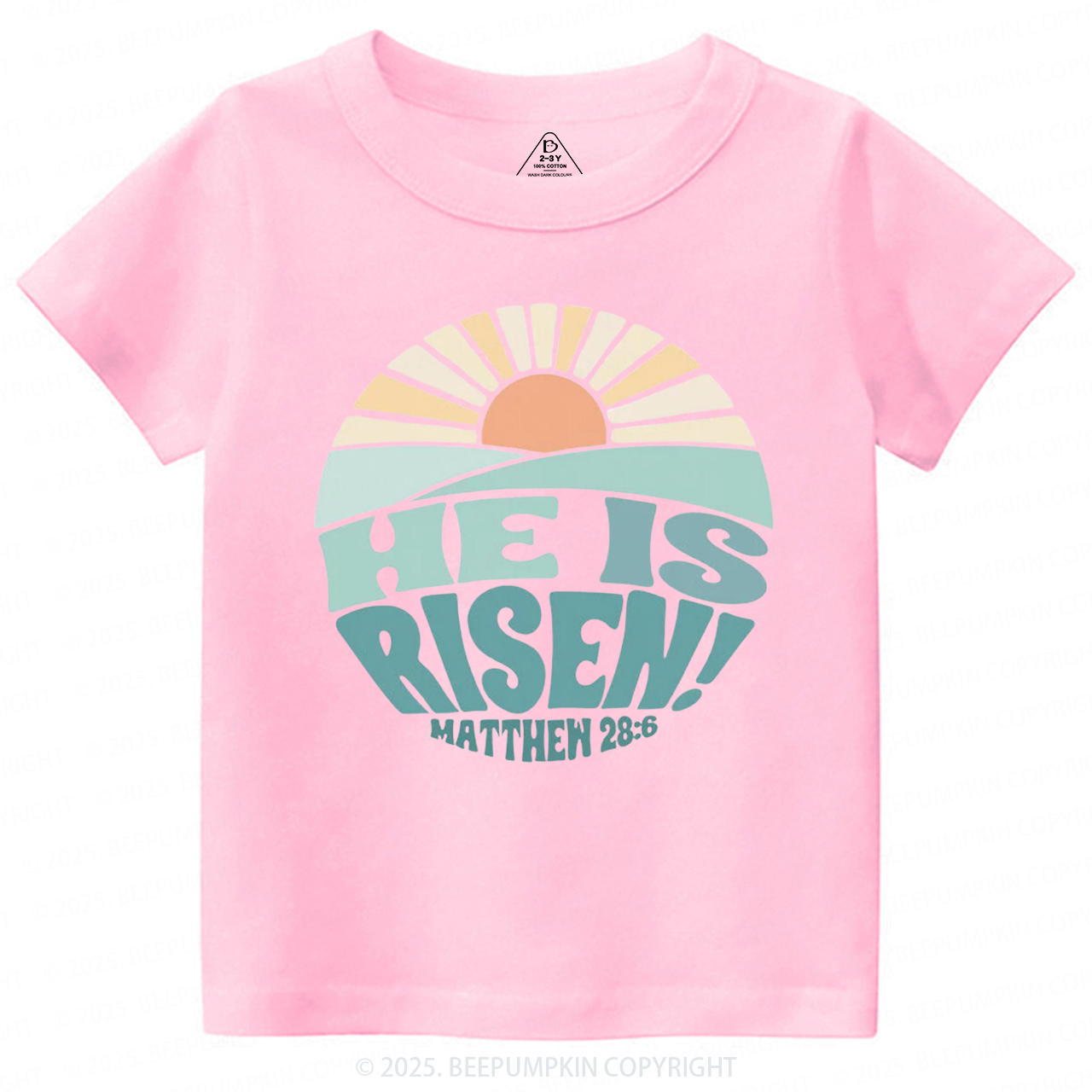 He is Risen Toddler&Kid's Tees Beepumpkin